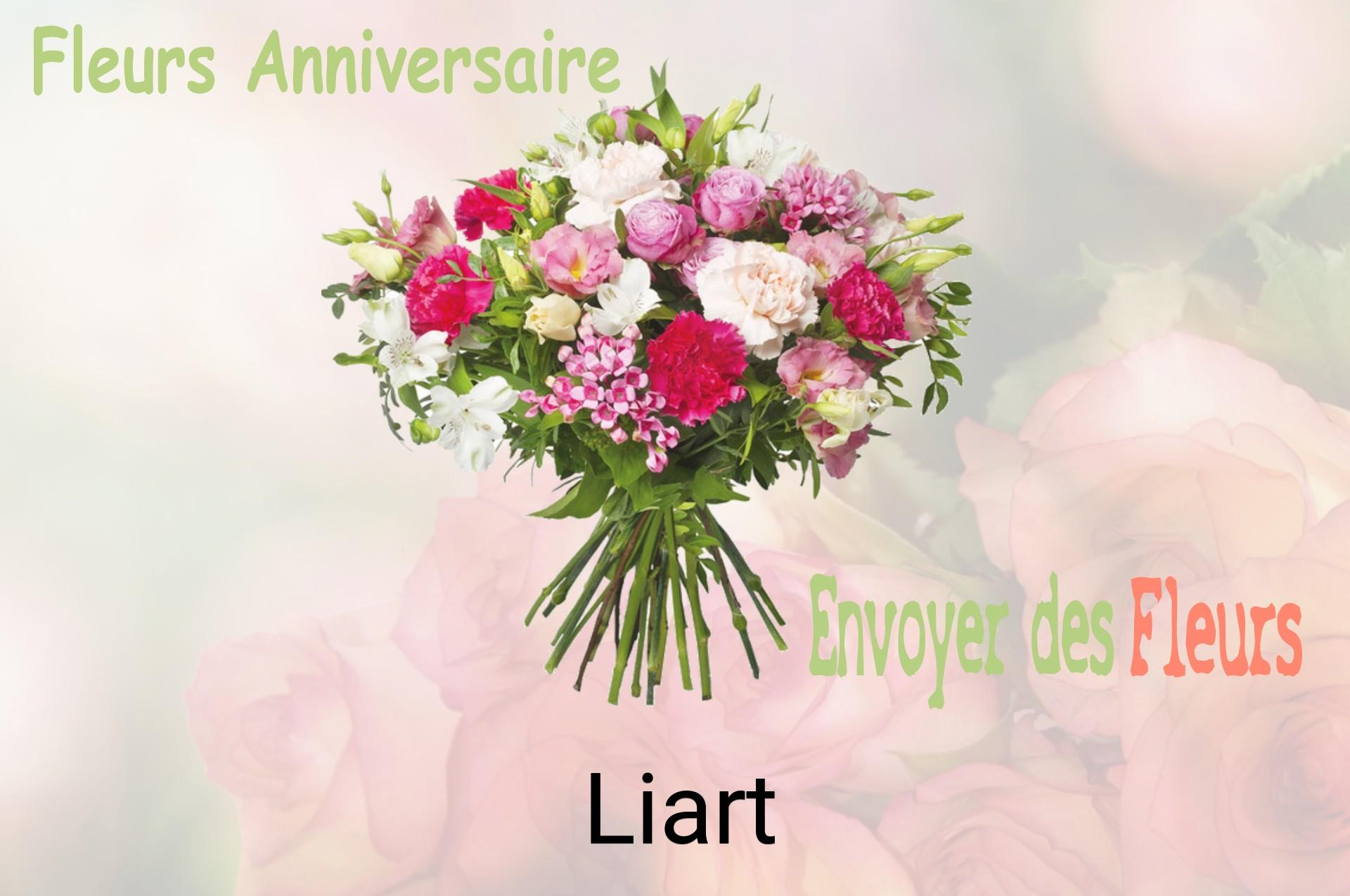 Bouquet de fleurs d’anniversaire livré à Liart